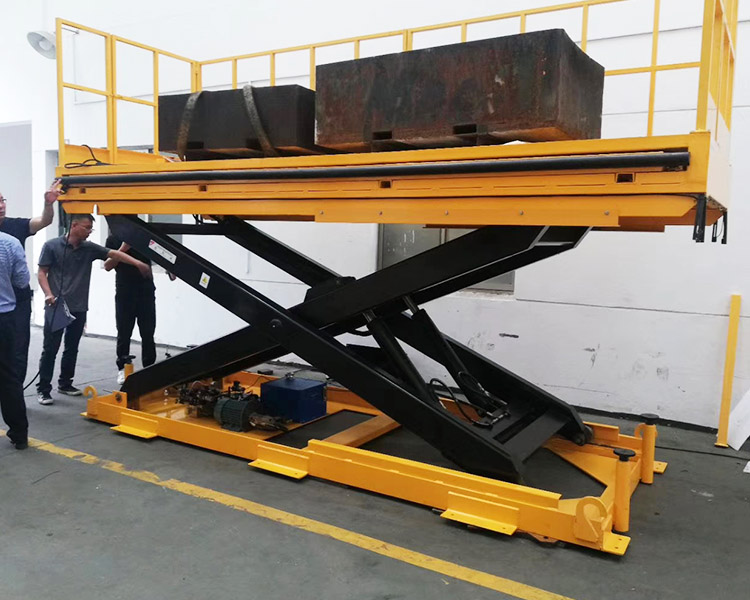 导轨式升降平台